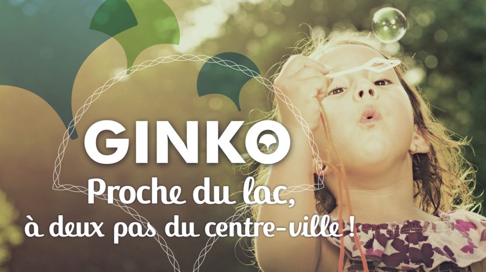 Communication de l'éco-quartier Ginko à Bordeaux Lac, pour Bouygues Immobilier