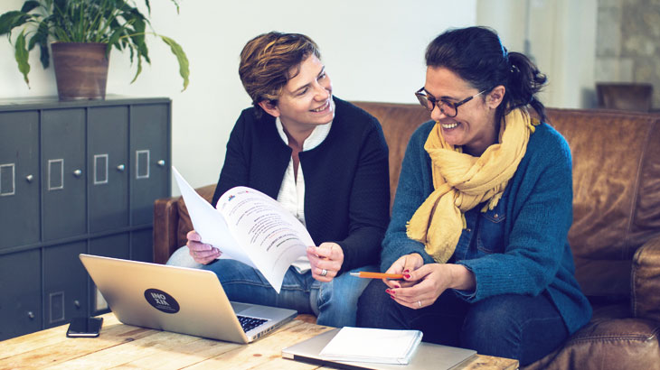 Rachel Girard et Cécile Jean, de l'agence Inoxia