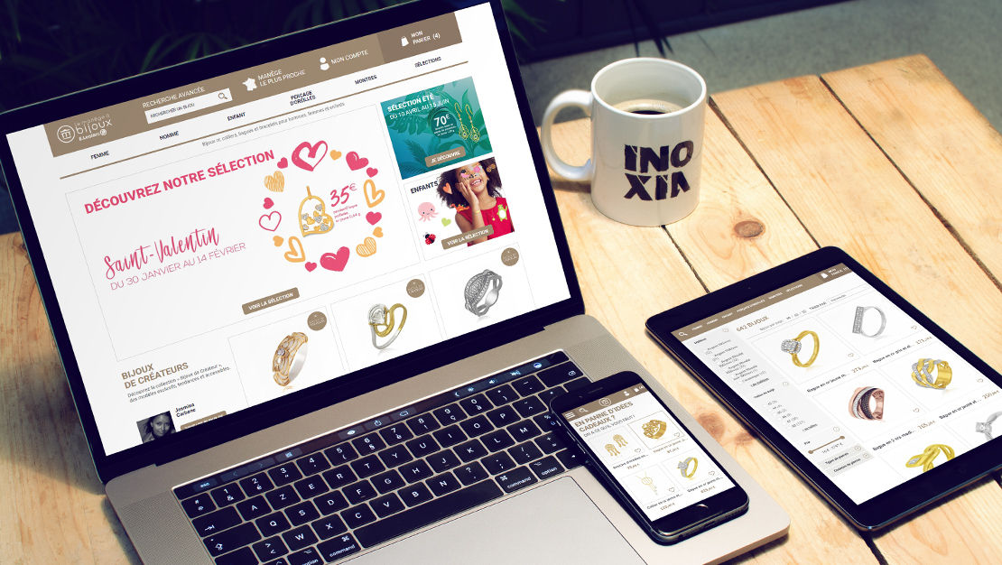 Site e-commerce responsive sous Prestashop pour Le Manège à Bijoux