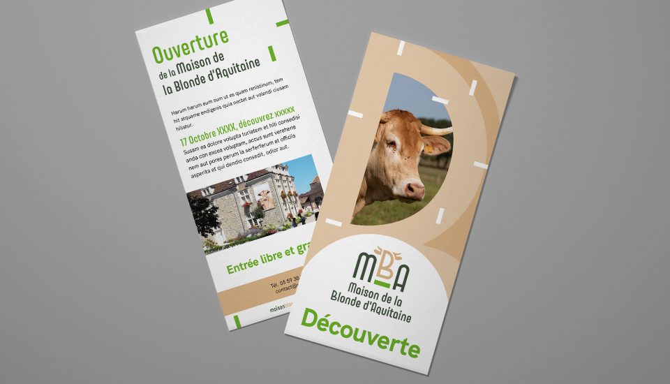 Exemple d'une brochure