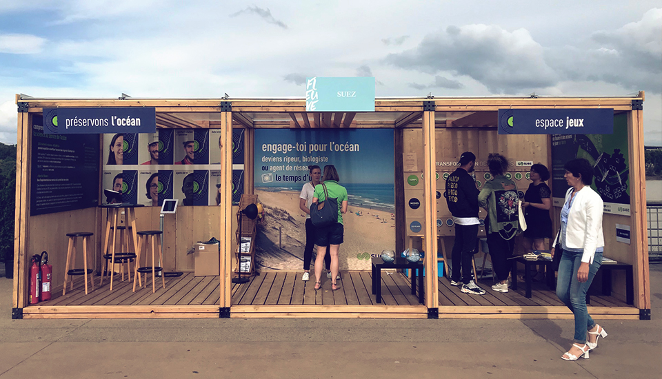 Stand de la campagne lors de “Bordeaux fête le fleuve”