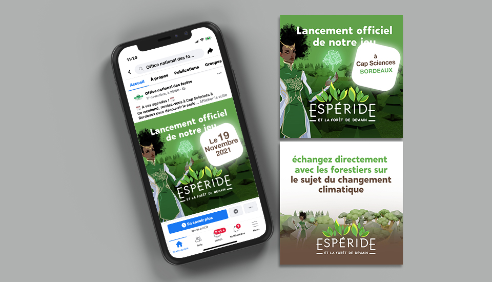 Publications sur les réseaux sociaux